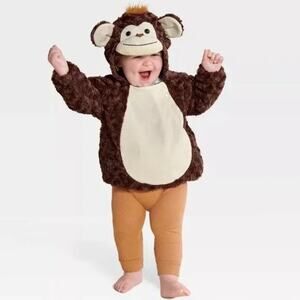 Hyde and Eek Boutique NWT Infant Monkey Halloween Costume Size 0-6 Months